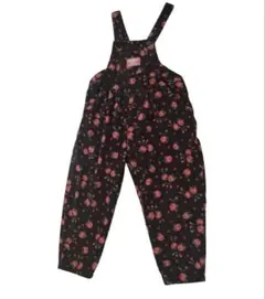 OshKosh☆ピンクロンパース　コーデュロイ　花柄　80年代　USA製　24М vintage oshkosh オーバーオール 花柄 コーデュロイ - メルカリ