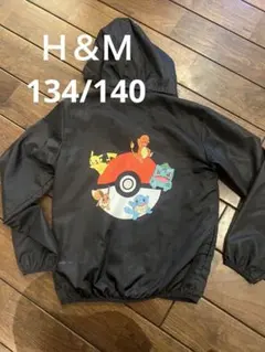 ポケモン　ウィンドブレーカー　134 /140cmキャラクター Ｈ＆Ｍ