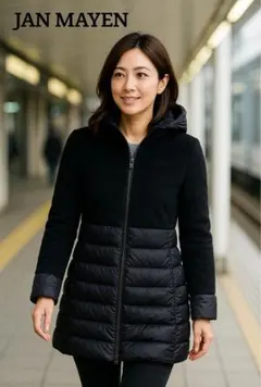 F763 美品 L 42 ヤンマイエン 定価89,000円 ダウン レディース F763 美品 L 42 ヤンマイエン 定価89,000円 ダウン レディース