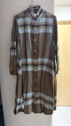 BEAMS BOY ビッグタータン チェック シャツワンピースのサムネイル
