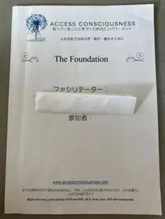 The Foundation アクセスコンシャスネス ファンデーション テキスト