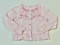 シャーリーテンプル ピンク カーディガン 120