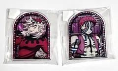 鬼滅の刃 童磨 猗窩座 アニメイト アクリルバッジ アクリルスタンド バッジ