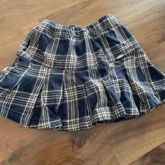プティマイン　キュロット　チェック柄　スカート100