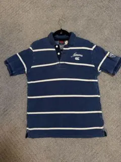 Canterbury ポロシャツ ネイビー/ホワイト