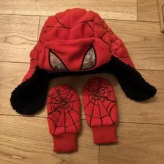 Gap マーベル　キッズ　ミトン&帽子　スパイダーマン　50-52cm