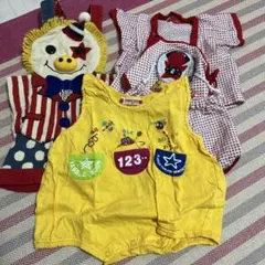 BOO HOMES ピエロデザインロンパース 70、80まとめ売り