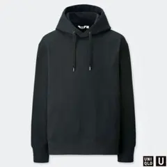 UNIQLO U スウェットプルパーカ(長袖) Lサイズ 09ブラック