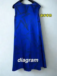 新品未使用 diagram ノースリーブロングワンピース