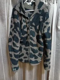 maxsix マックスシックス リップ ベロア レオパード パーカー hyde