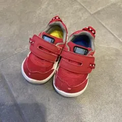 イフミー　電車コマチ　赤いベルト付きキッズシューズ