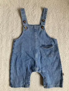 デニム　オーバーオール 73センチ