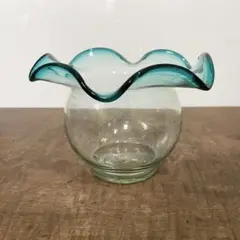 ガレ 花模様 花瓶 高22.8cm(P405) - メルカリ
