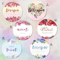 【丸＃25】ツヤありショップシール★サンキューシールアクセサリー台紙の梱包お供に