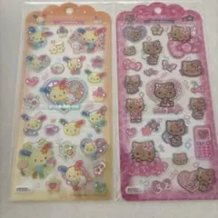 正規品 ドロップジェリーシール 2種類セット 日焼け ハローキティ ウサハナ