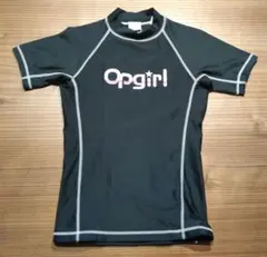 OP　オーシャンパシフィック　ラッシュガード　半袖　レディースM　ブラック　匿名