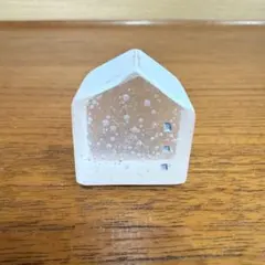 Mellow Glass タナカユミ ガラスのお家 ② 赤い屋根 クリスマス限定
