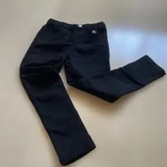 130サイズ ブラックパンツ　裏起毛