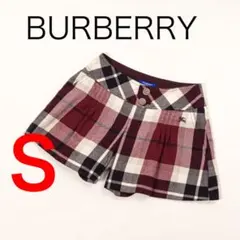 H2922◾️バーバリーブルーレーベル　ノバチェックウールショートパンツ
