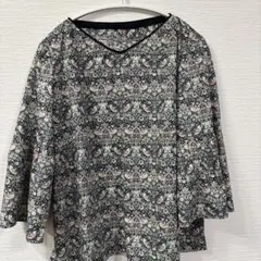 ☆リバティ ストロベリーシーフいちご泥棒ハンドメイドブラウス7部袖