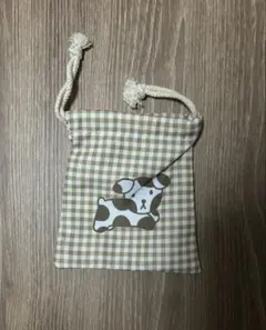 ミッフィー タイトーくじ ブルーナアニマル F賞 巾着 イヌ