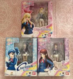 アイカツ　フィギュア　フィギュアーツ　冬制服　星宮いちご　霧矢あおい　紫吹蘭