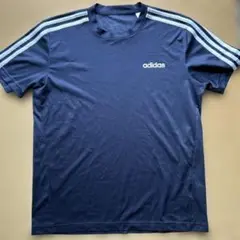 アディダス　adidas Tシャツ メンズ　L ネイビー