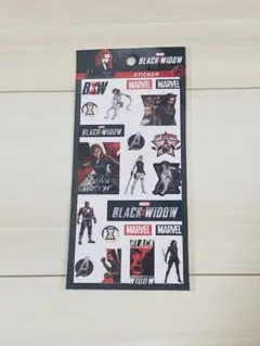 新品未開封　MARVEL ブラックウィドウ ステッカー　セット　シール　マーベル