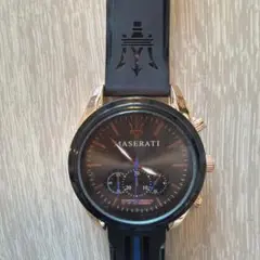 未使用品⭐︎Maserati メンズ 腕時計 ブラック　マセラティのサムネイル