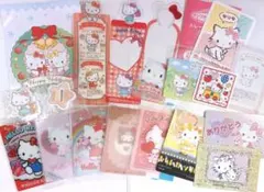 ハローキティ　ミミィ　チャーミーキティ　カード・シール・ブックマークセット