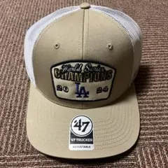 47×MLB ワールドシリーズ　ドジャース　チャンピオンキャップ