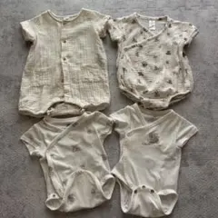 H&M オーガニックコットンロンパース70㎝&肌着60㎝のサムネイル
