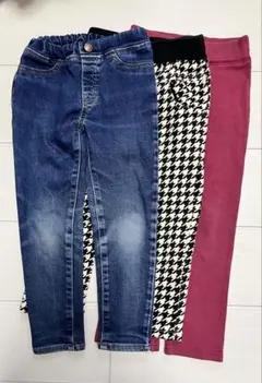 110cm キッズパンツ 3点セット