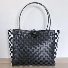 ハンドメイド　かごバッグ