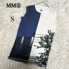 新品タグ付　MM6 メゾンマルジェラ ノースリーブトップス　ロゴ　タンクトップ 楽天市場】MM6 × SALOMON エムエムシックス メゾンマルジェラ