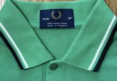FRED PERRY ポロシャツ グリーン 38サイズ イングランド製