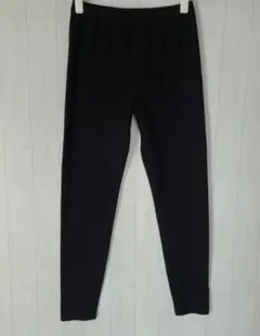 ユニクロ ワッフル レギンス 黒 ブラック M 秋 リラックス 部屋着