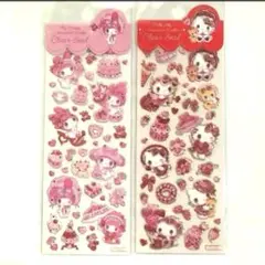 Sanrio サンリオ　シール　キティ　マイメロディ　飴ノ森ふみか　コラボ