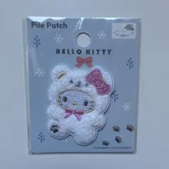 セリア パイルワッペン ハローキティ サンリオ