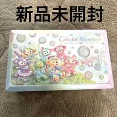 【未開封】ダッフィー＆フレンズ 20周年記念チョコレート缶カラフルハピネス