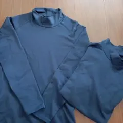 ハイネック裏起毛アンダーシャツ 2枚セット S