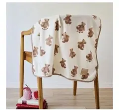 GELATO PIQUE クマ柄ミニフリースブランケット