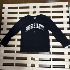 BREEZE 長袖Tシャツ　ブラック 140