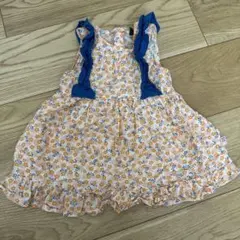 モイモルン 花柄フリルワンピース 90
