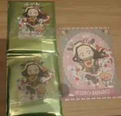 新品 3点 竈門禰豆子 クリスマス アクリルスタンド ポストカード 鬼滅の刃