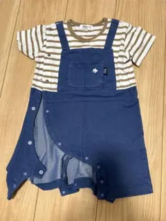 ロンパース・カバーオール ストライプ柄
