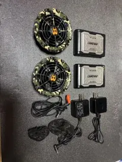 風神マンのファンバッテリーセット 50V（AC09迄のバートルファンにも