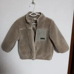 PETIT MAIN フリースジャケット 90サイズ ベージュ