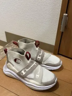 Champion スリッポン スニーカー ホワイト/ベージュ