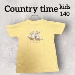 Country time 半袖 Tシャツ カットソー アニマル プリント 140
